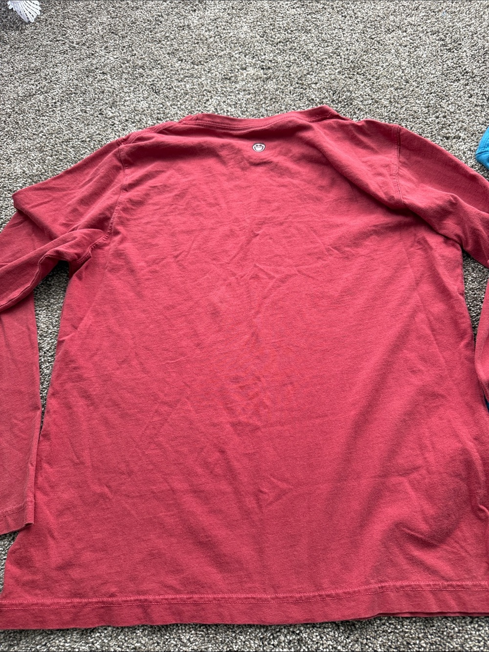 Life Is Good Tan/Burgundy/blue Graphic Long  Tee - Picture 9 of 15